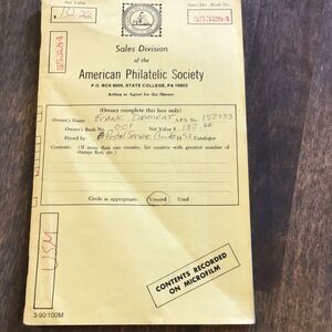 Vintage stamp collection valued at 130 20 years ago